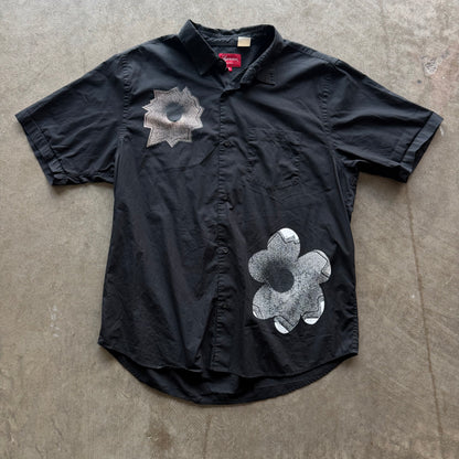 XL Supreme Nate Lowman Button Up Black