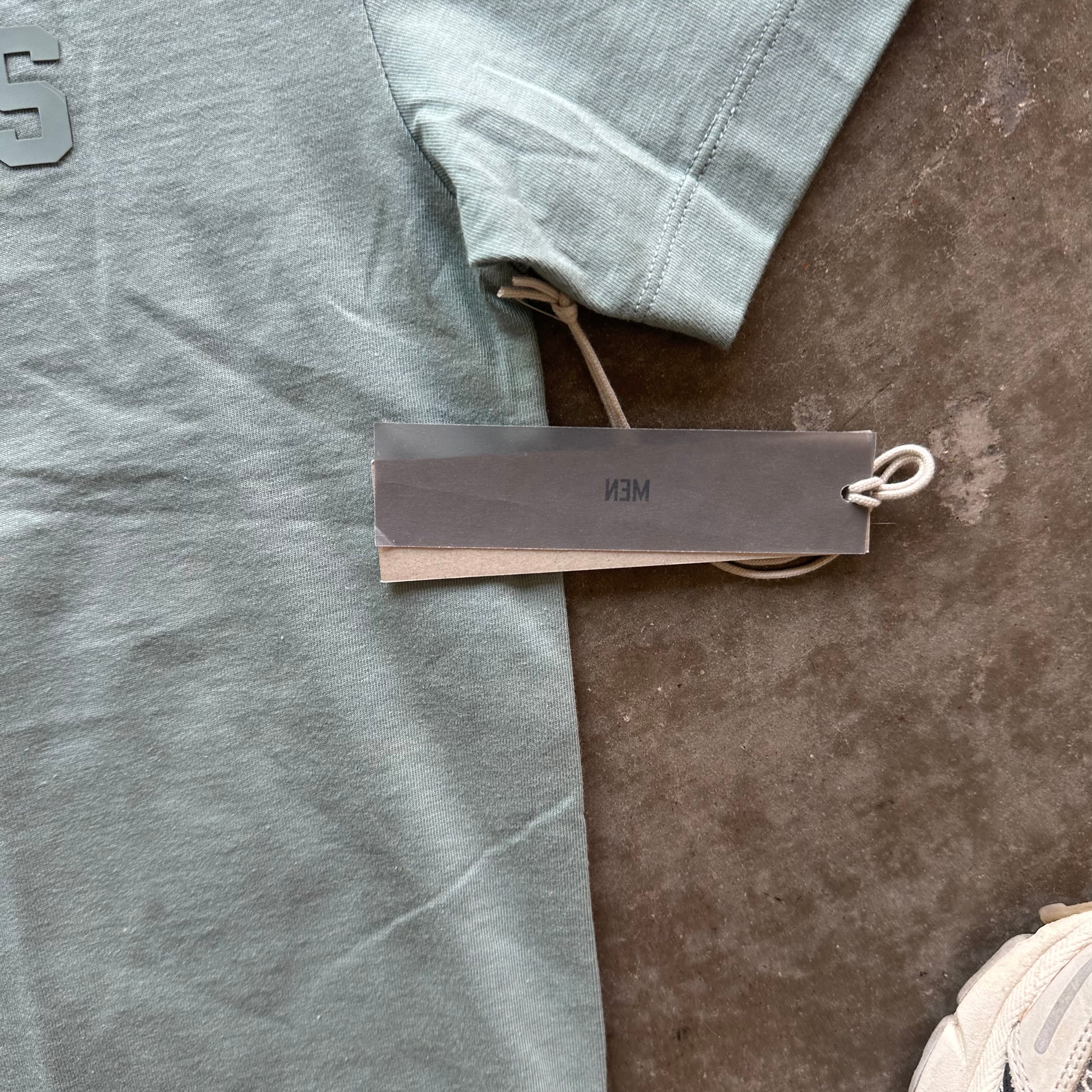 M Fear of God Essentials Tee Seafoam