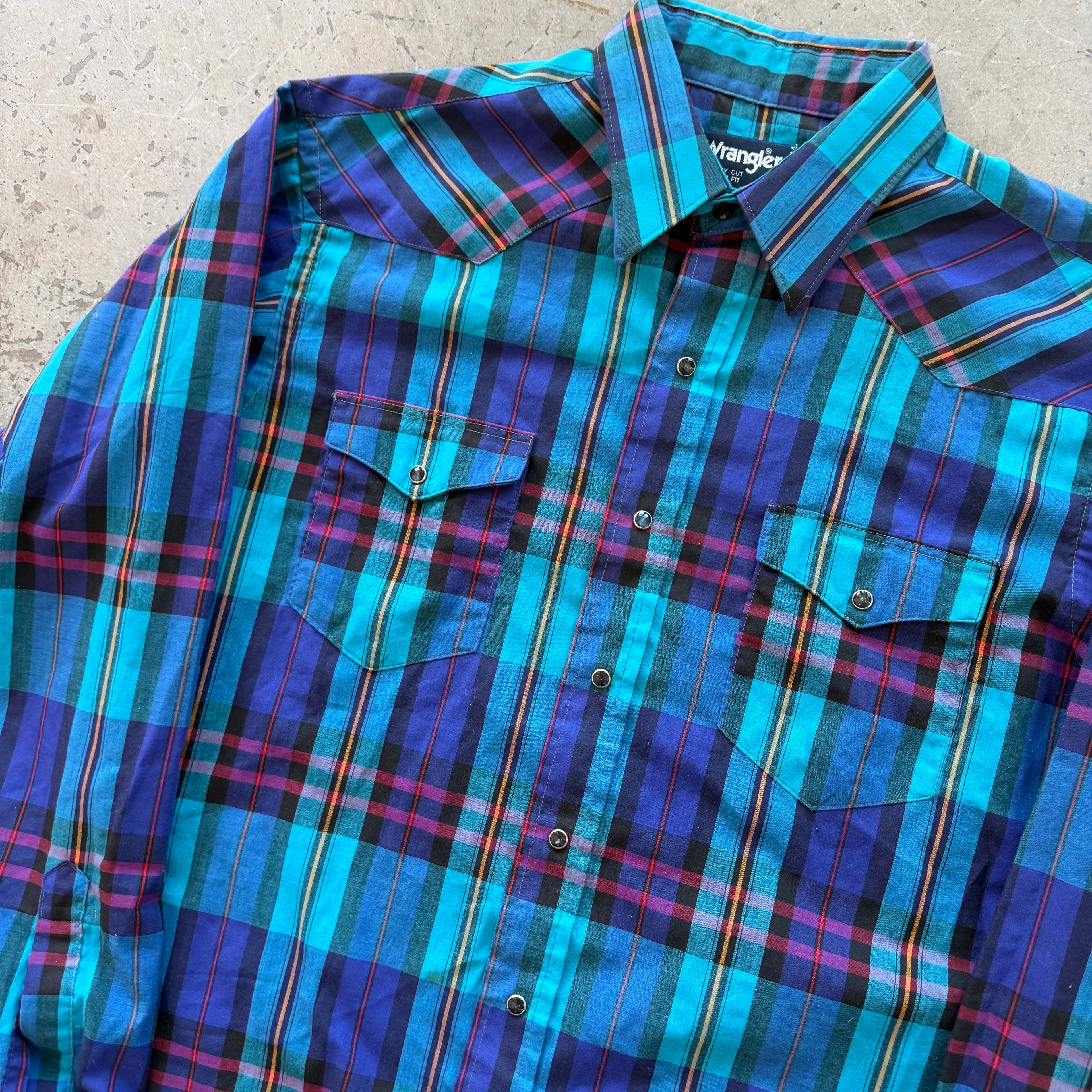 XL 90s Wrangler Pearl Snap