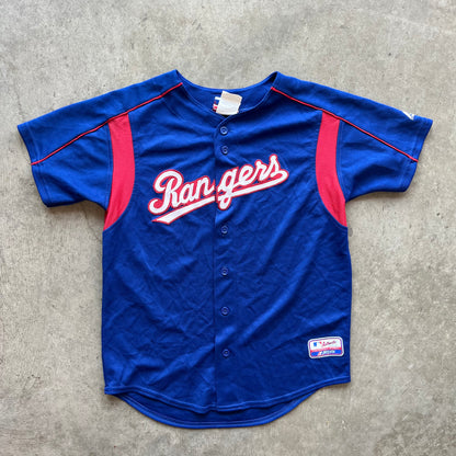 L Blue/Red Texas Rangers Jersey