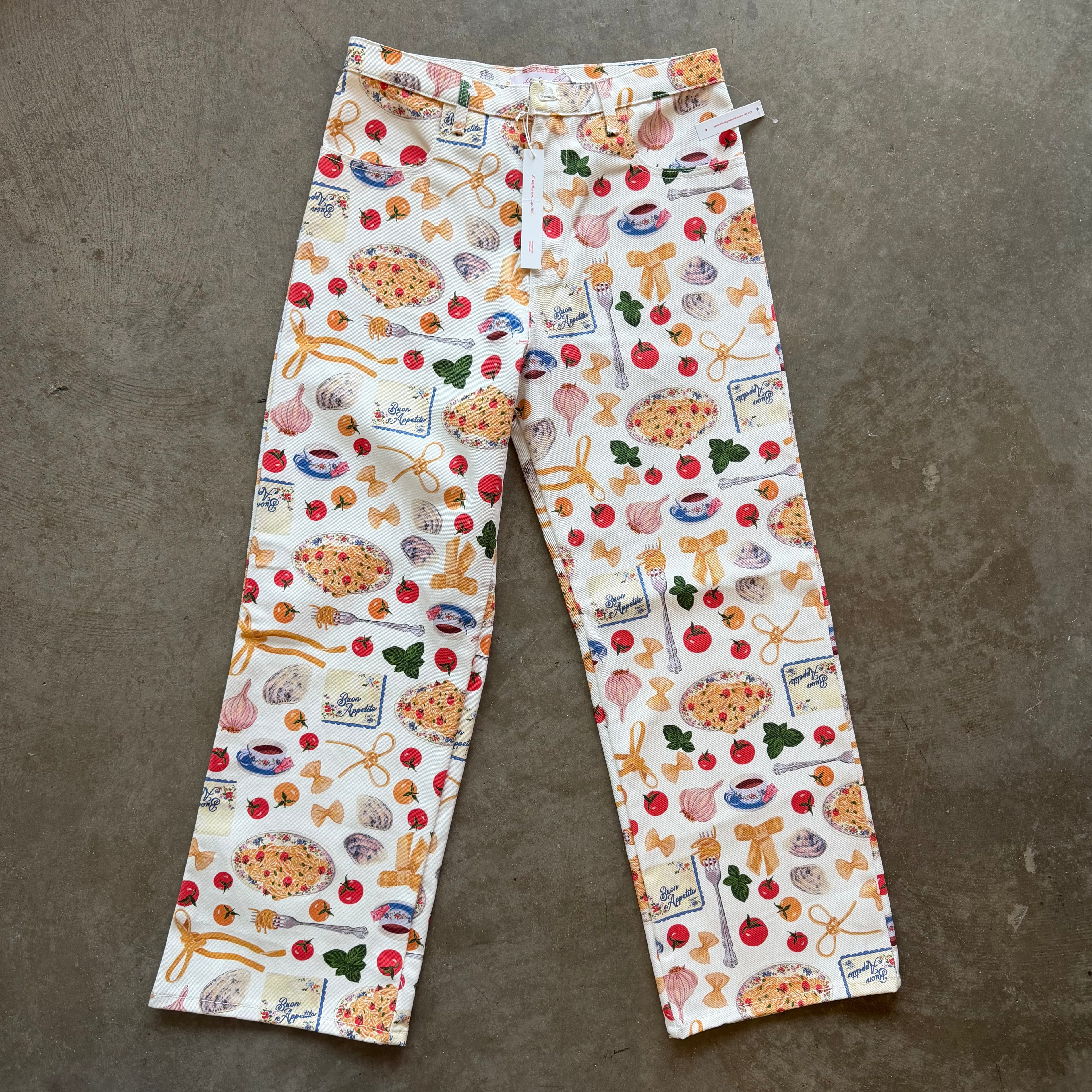 32x28 Lisa Says Gah Food Pants