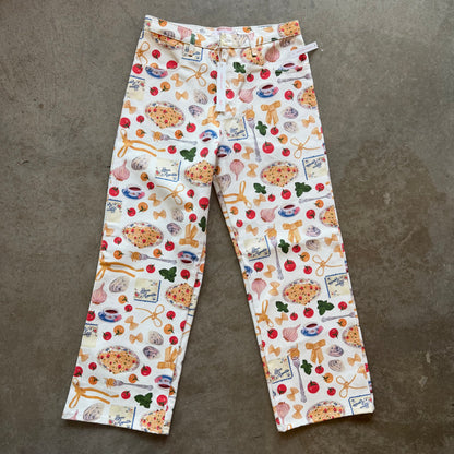 32x28 Lisa Says Gah Food Pants