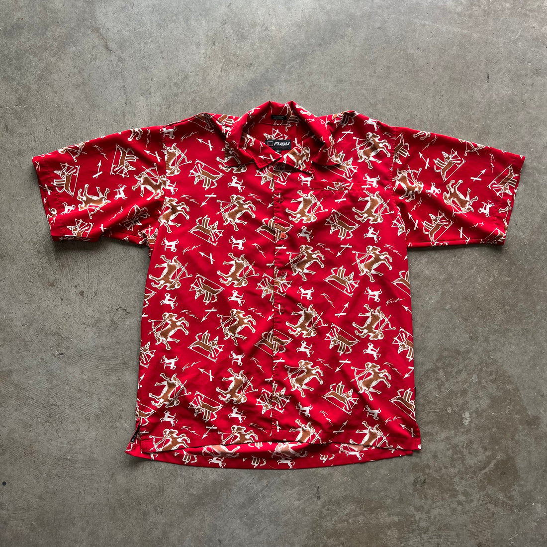L Fubu Button Up