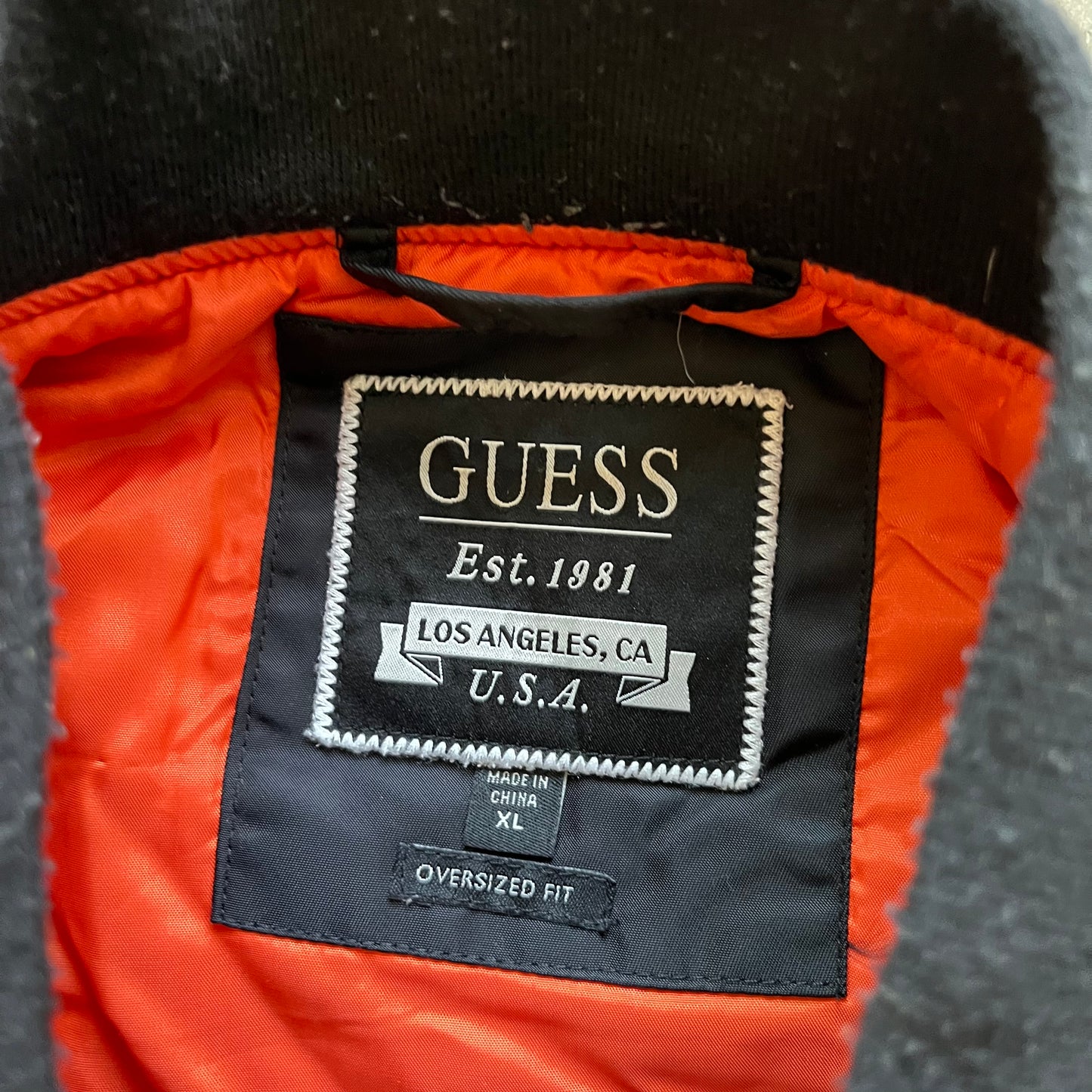 XL 00s Guess Bomber Jacket