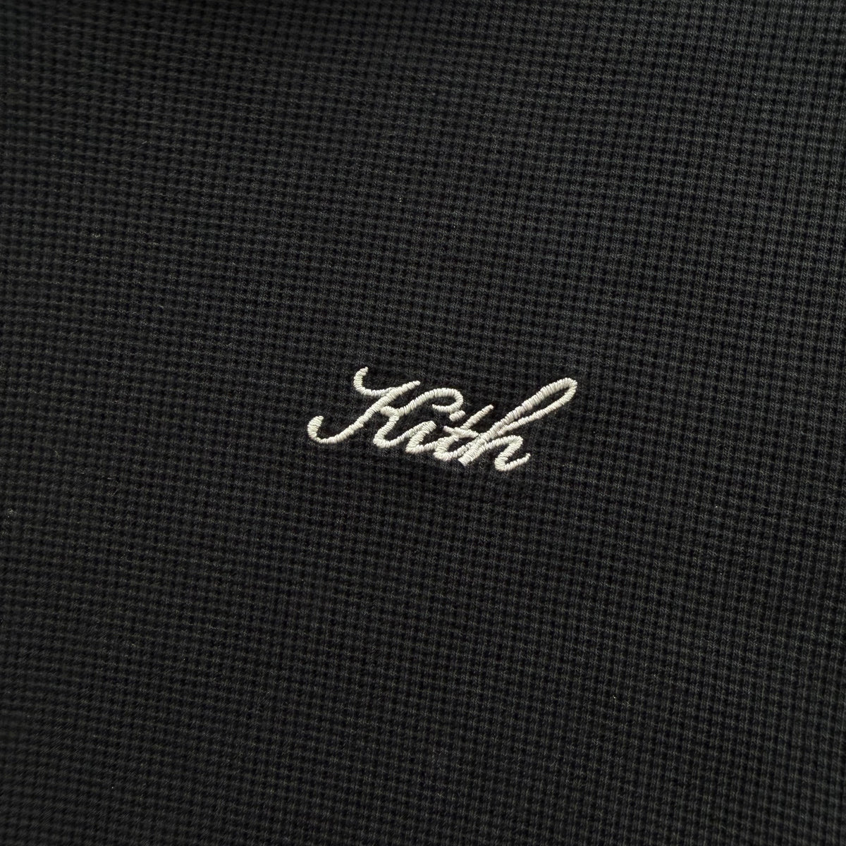 S Kith Micro Waffle Drew Polo