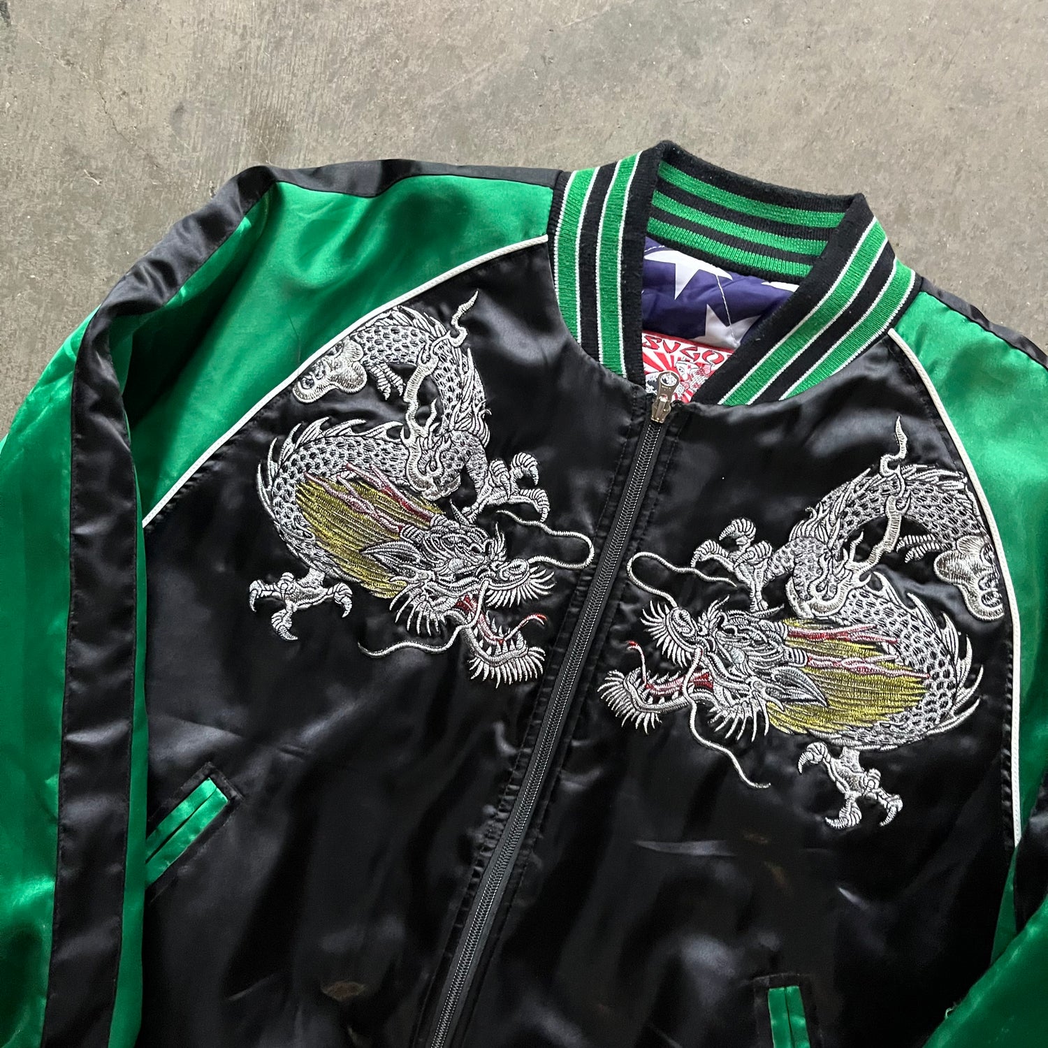 XL 00s Sugoi Tattoo Souvenir Jacket
