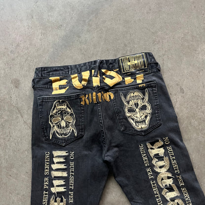 31x30 Gold Evisu Kuro Jeans