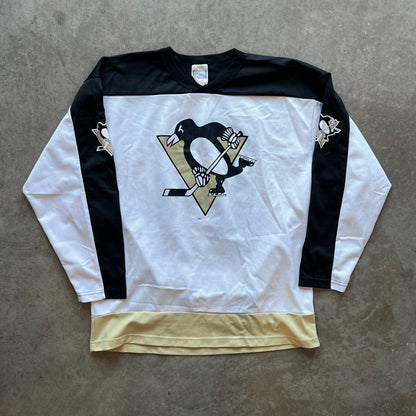 L 90s Penguins Straka Jersey