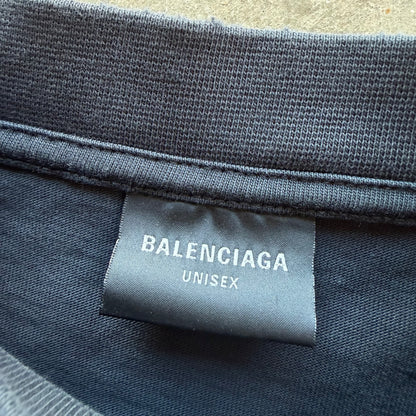 L Balenciaga International ID Tee Black
