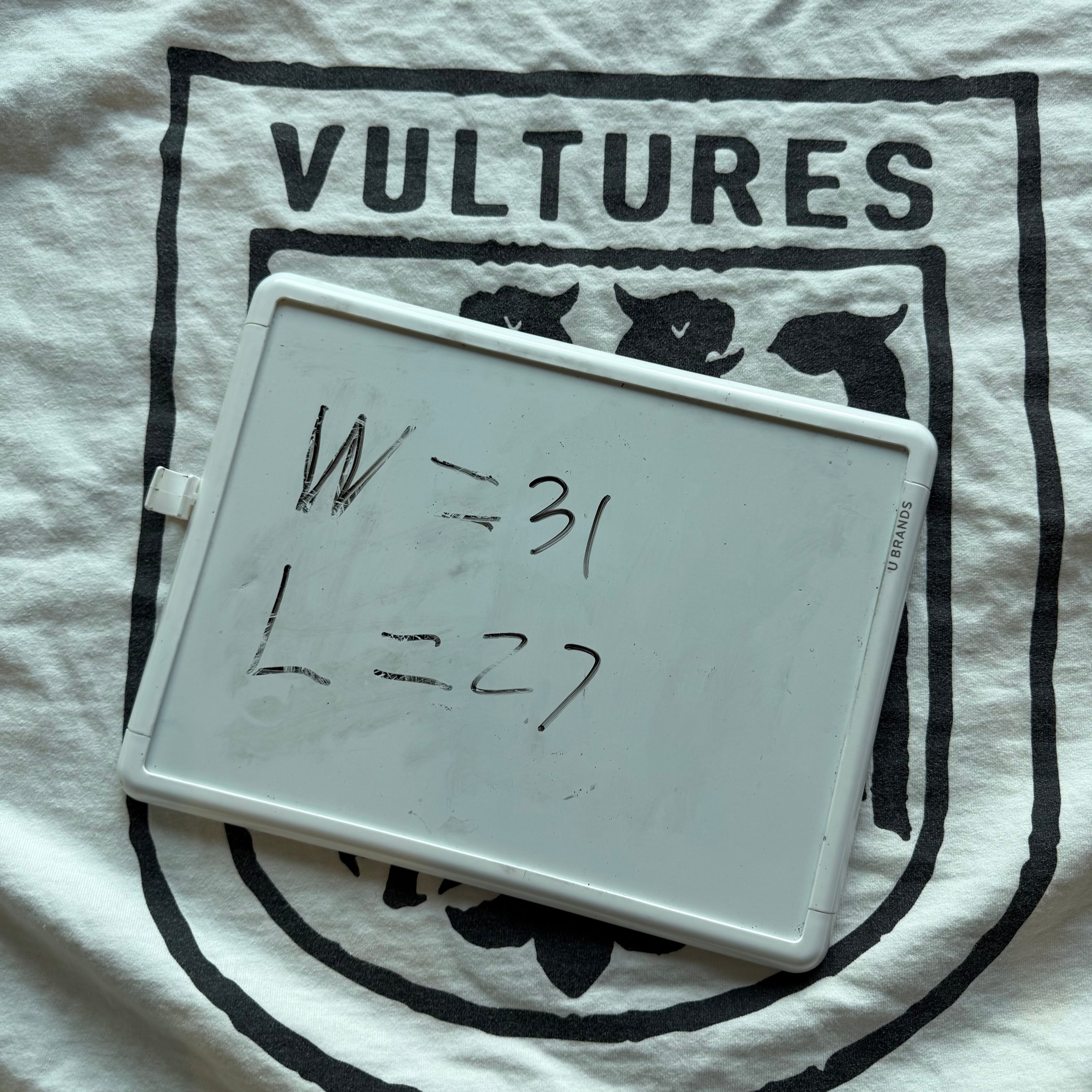 XL White Vultures Tee