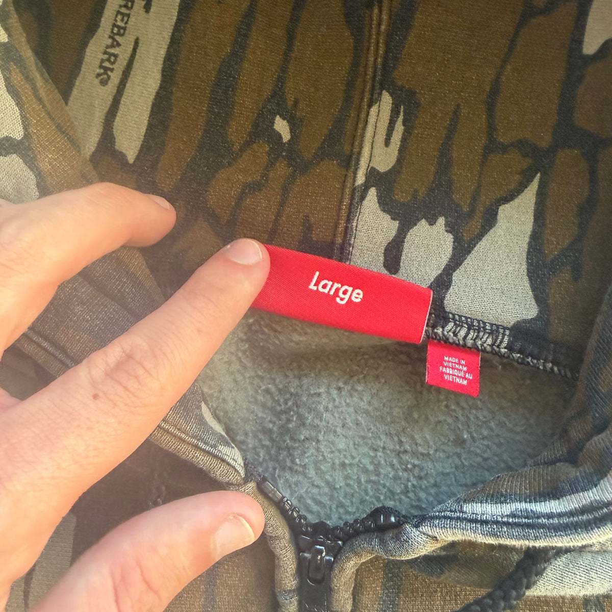 L Supreme Treebark Hoodie