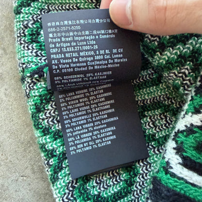Prada Knit Beanie Green