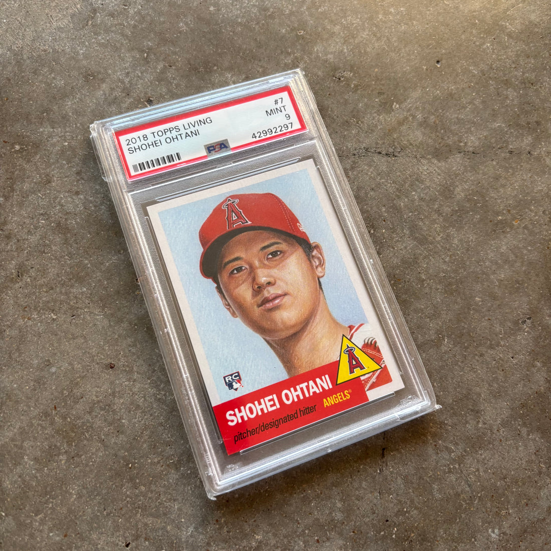 Shohei Ohtani 2018 Topps Living PSA 9