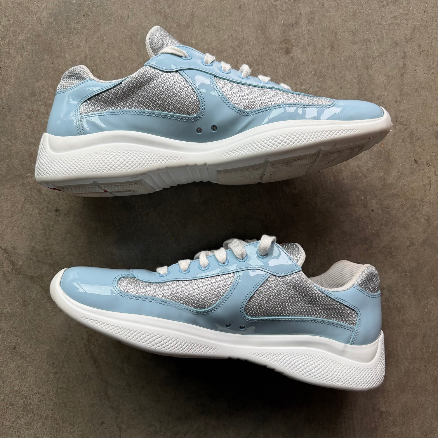 10 Used Baby Blue Prada Cup