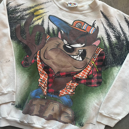 L 95 Taz Rough and Rugged Crewneck