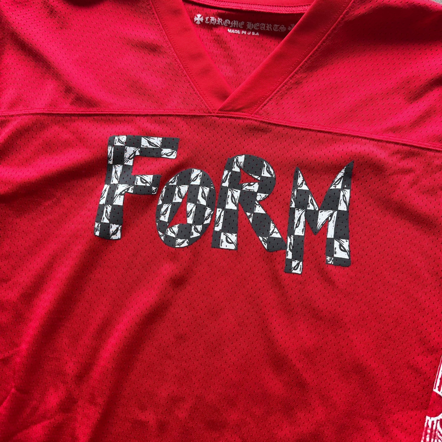 L Chrome Hearts Matty Boy Mesh Jersey Red