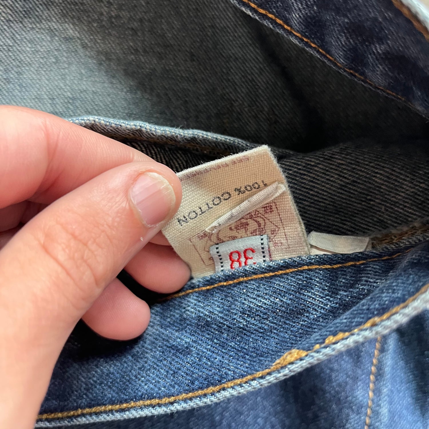 38x34 00s Bootleg Evisu Jeans