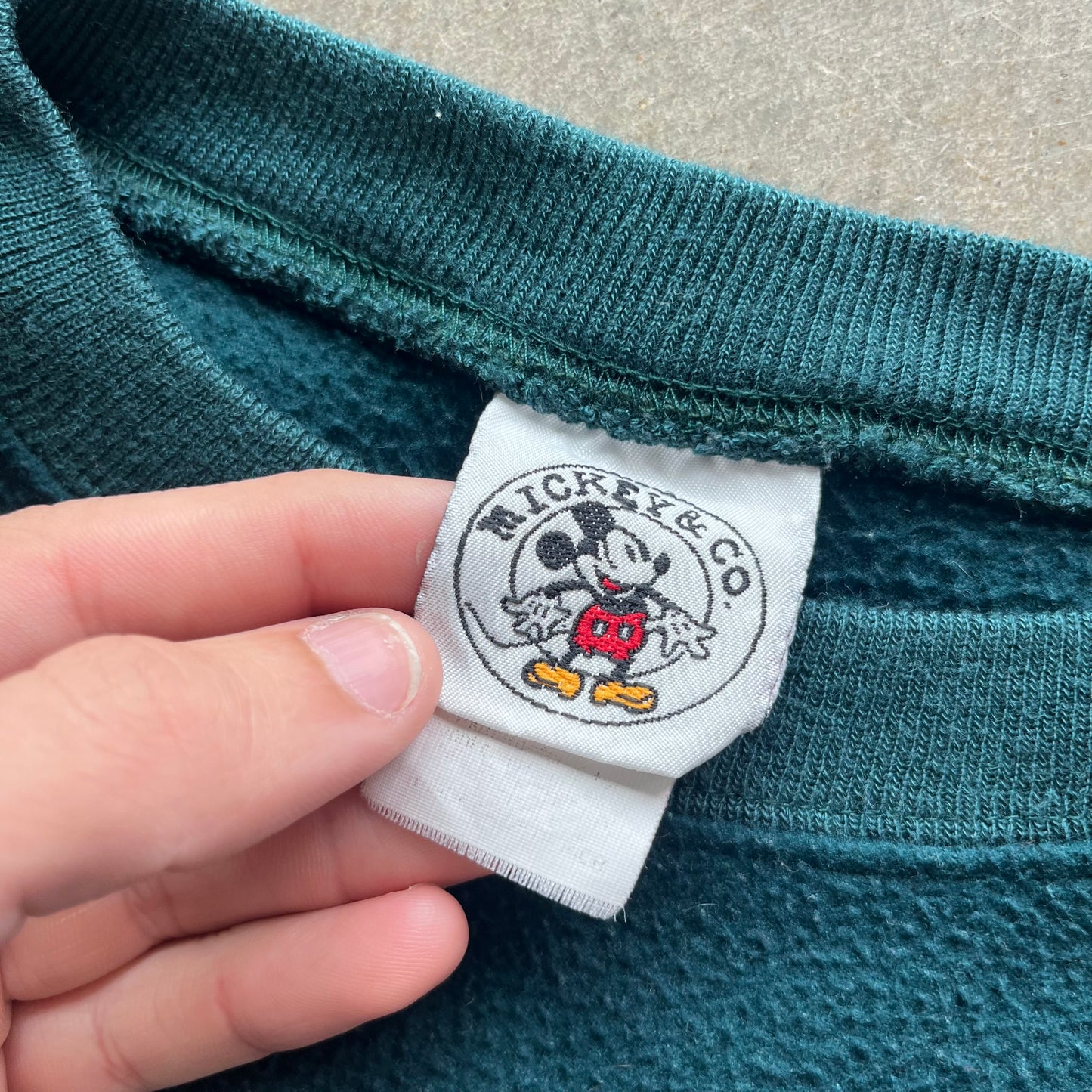 L 90s Mickey Fleece