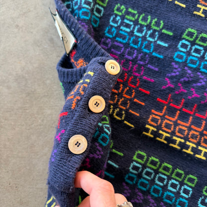 XXL Gucci Hollywood Rainbow Sweater Navy