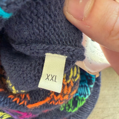 XXL Gucci Hollywood Rainbow Sweater Navy