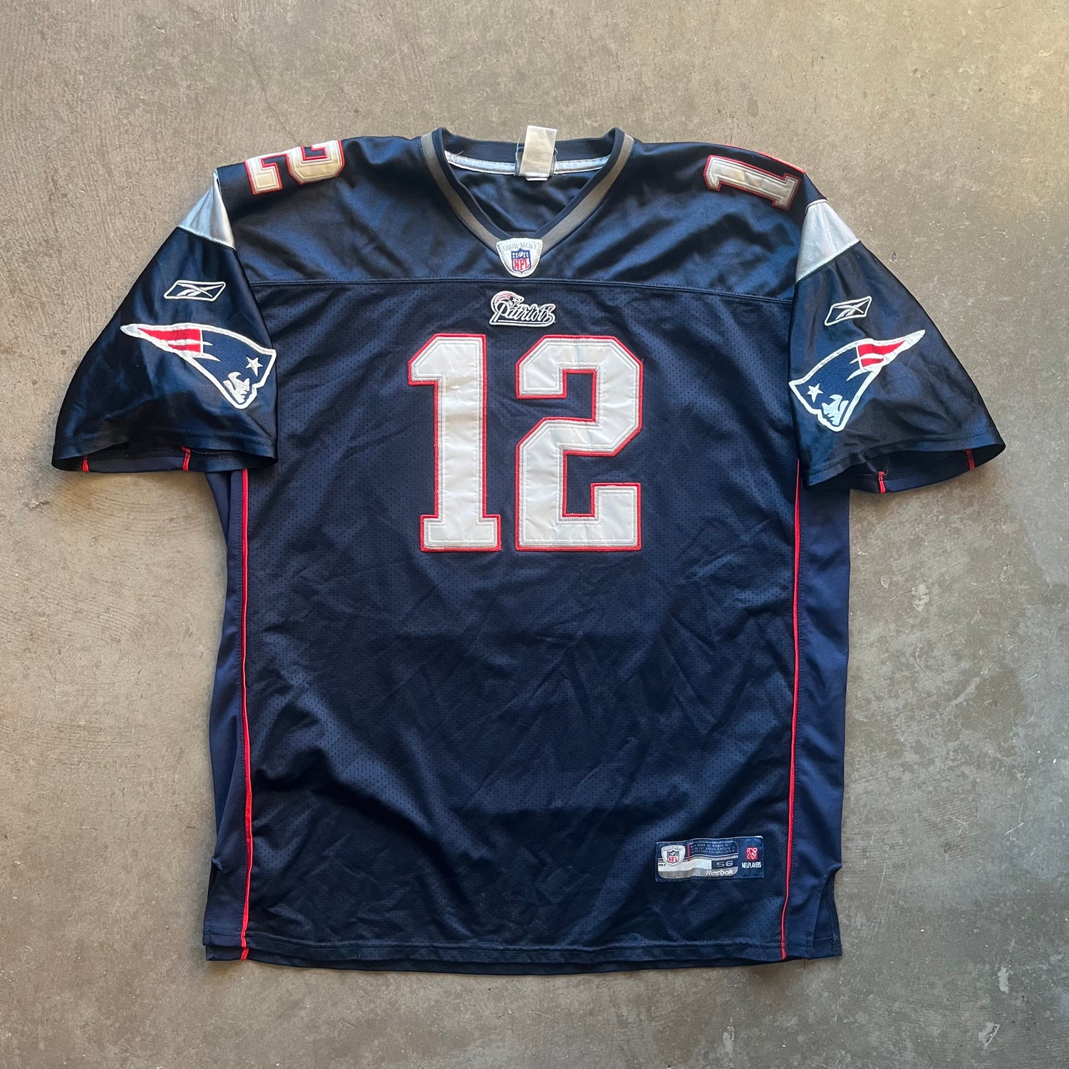 XXL 00s On Field Tom Brady Jersey