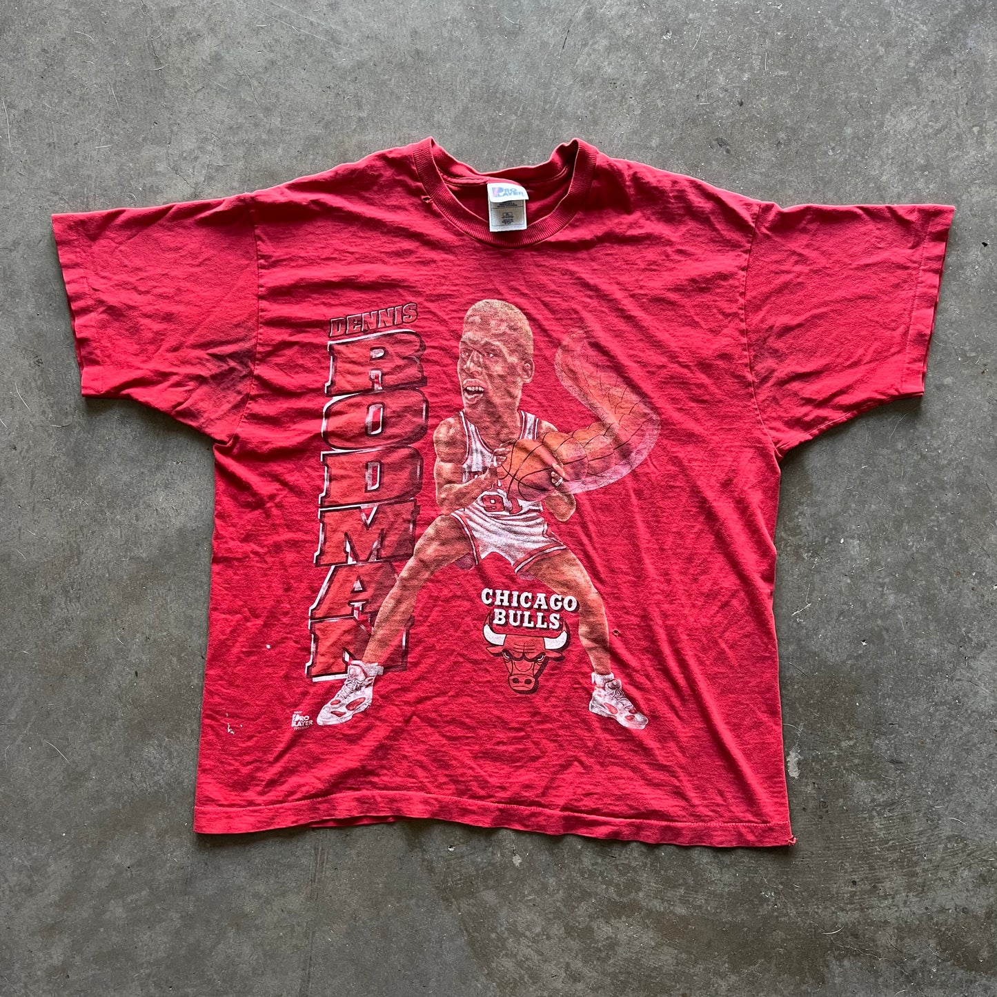 XL 90s Rodman Bulls Tee