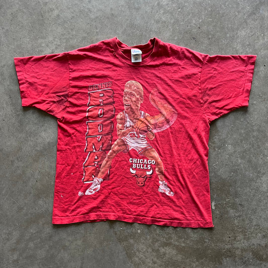 XL 90s Rodman Bulls Tee