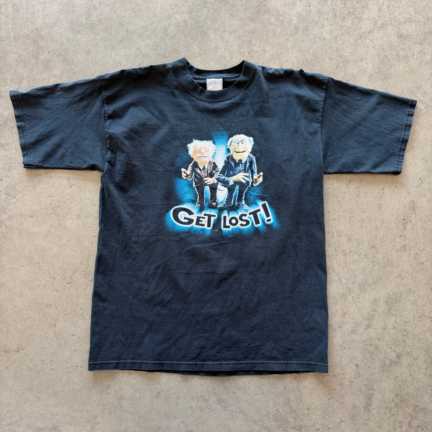 L 90s Muppets Hecklers Get Lost Tee
