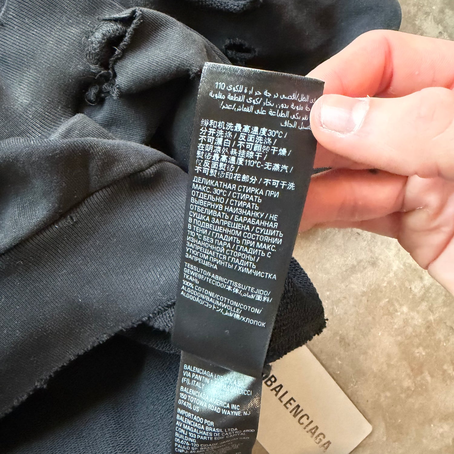 M Brand New Balenciaga Paris Moon Hoodie