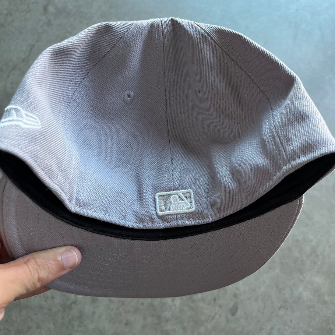 Size 7 Grey Rangers Fitted Hat