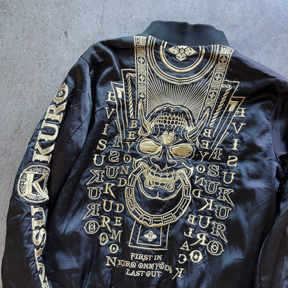 S Evisu Kuro Gold Bomber Jacket