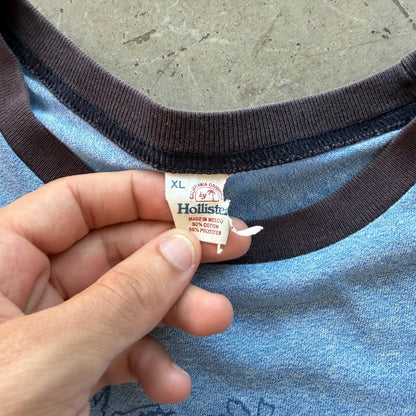XL Y2K Hollister Ringer Tee