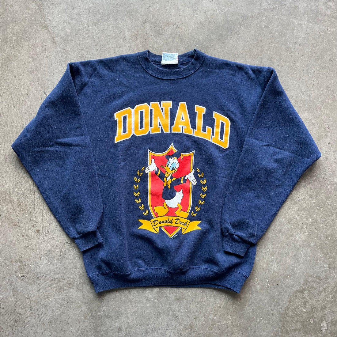 L 90s Donald Duck Crewneck