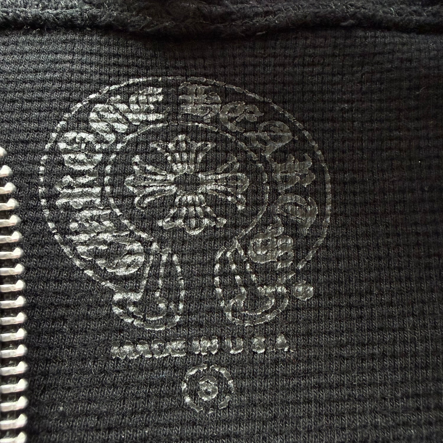 S Chrome Hearts Horseshoe Thermal Zipup