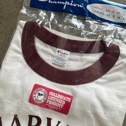 L 80s Harvard Ringer Tee