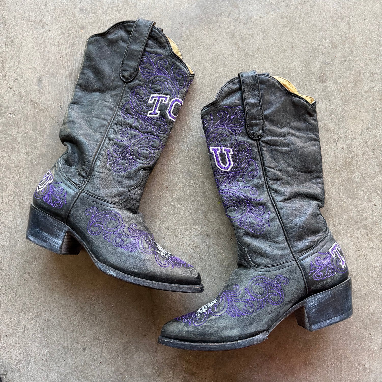 5.5w Used 00s TCU Gameday Boots