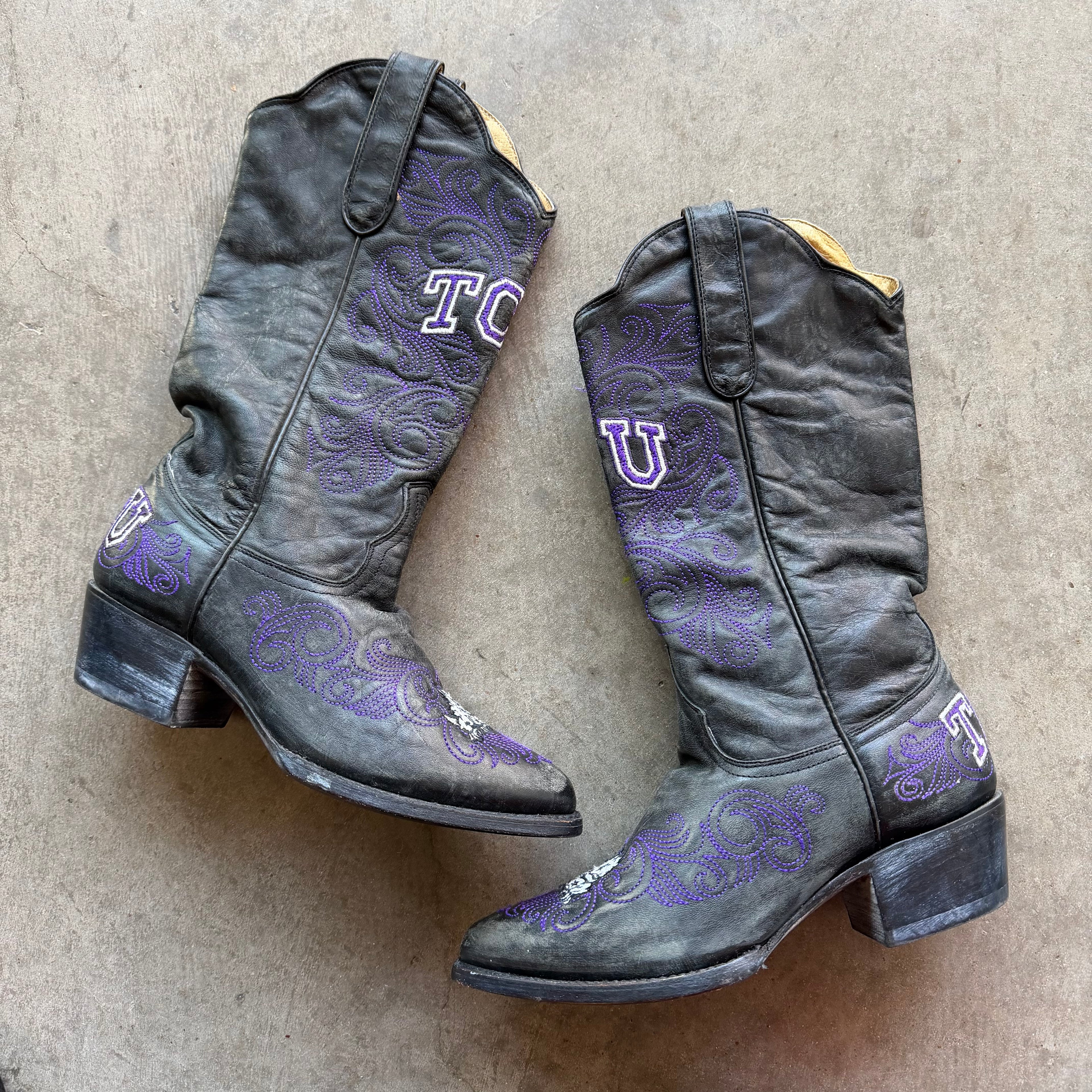 5.5w Used 00s TCU Gameday Boots