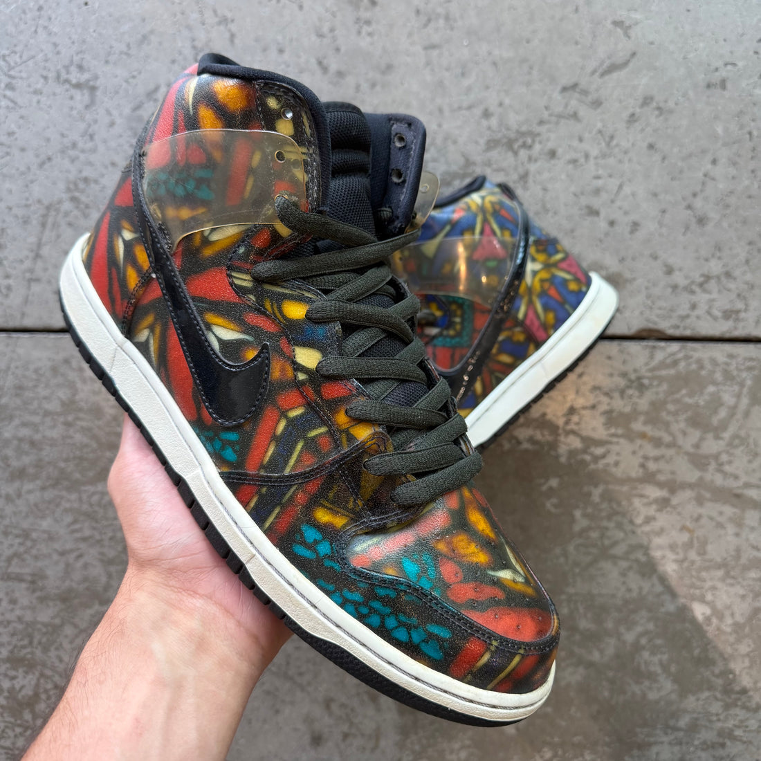 11 Used Nike Dunk High Concepts “Stained Glass”