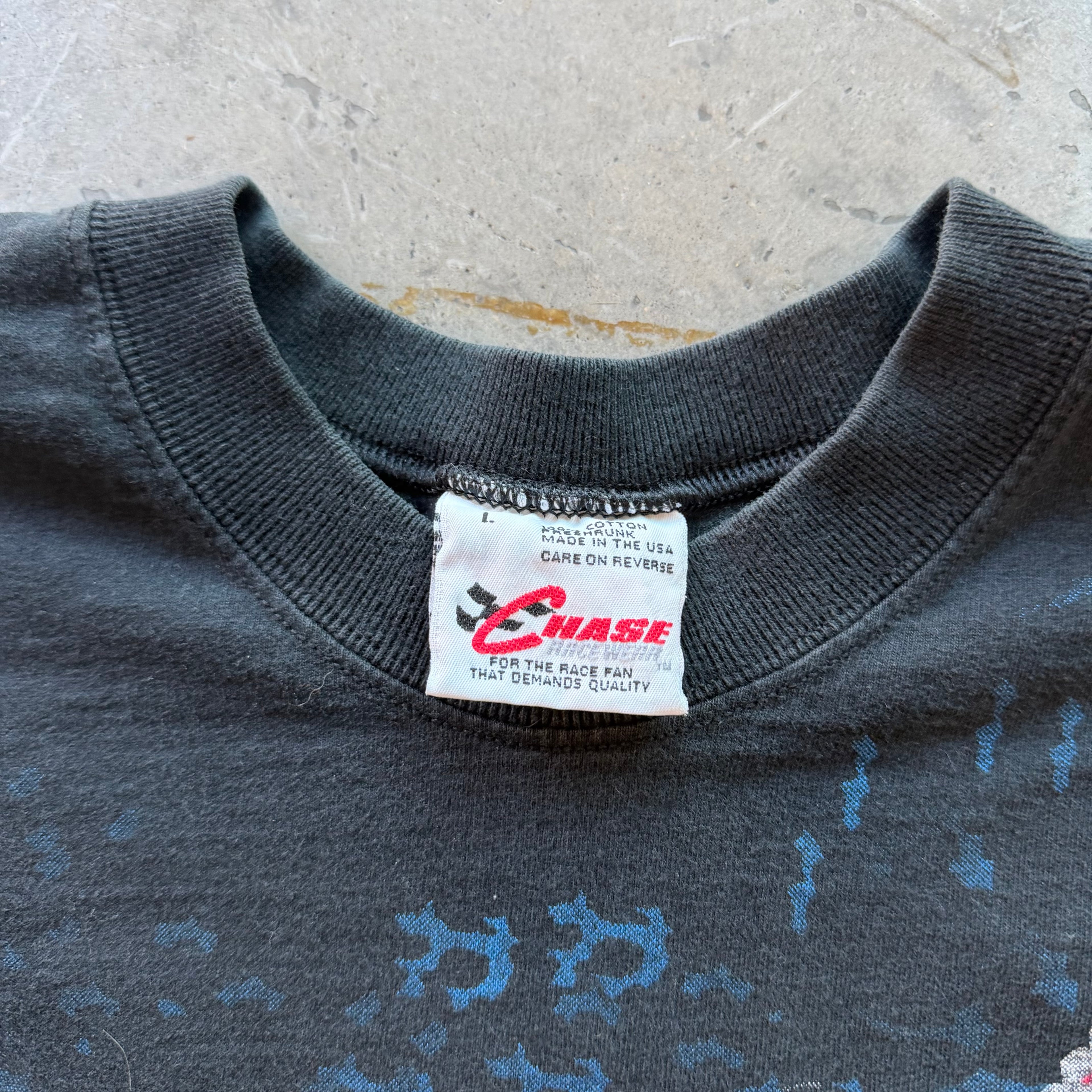 L 90s Dale Earnhardt AOP NASCAR Tee