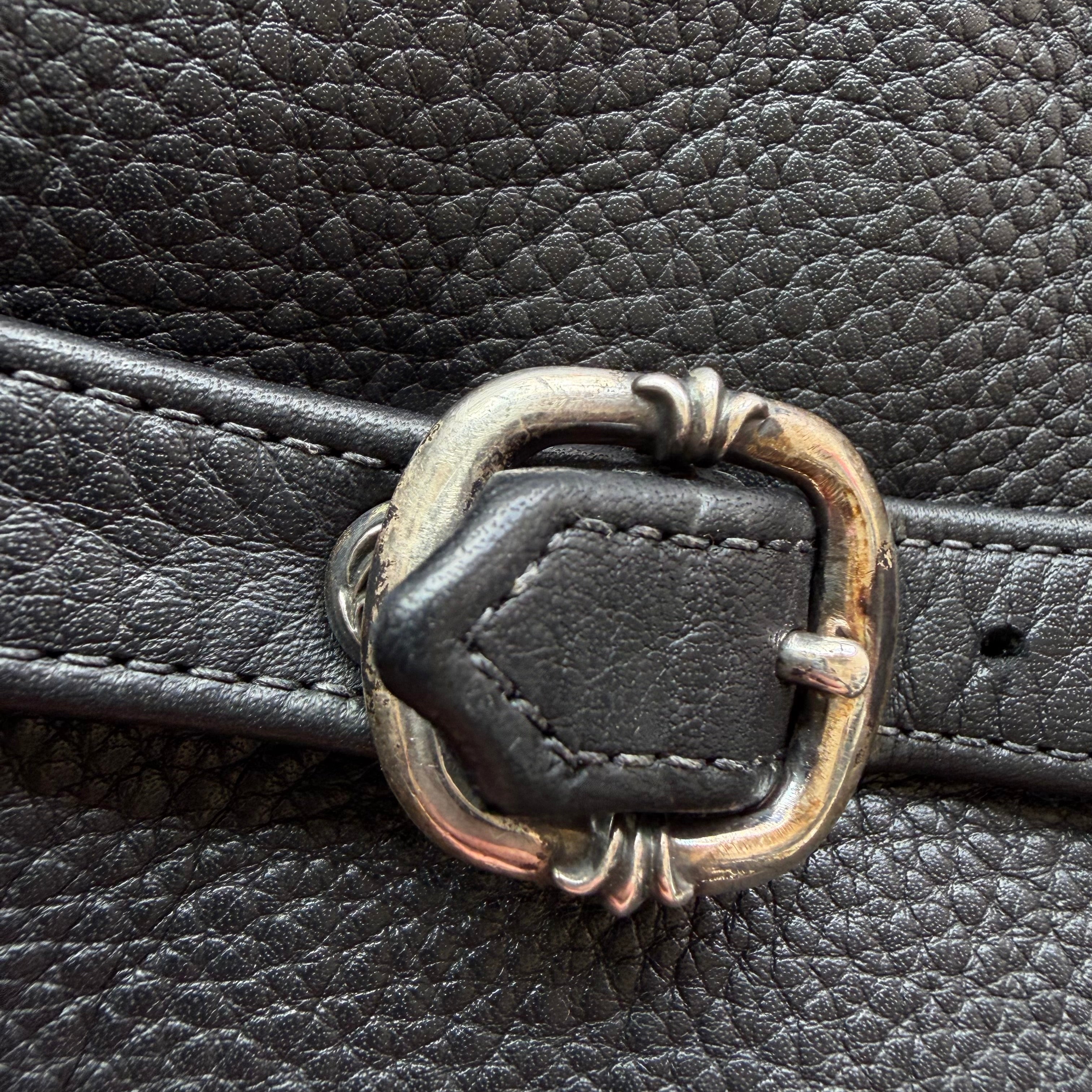 S Chrome Hearts Leather Vest