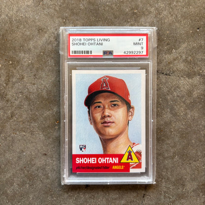 Shohei Ohtani 2018 Topps Living PSA 9