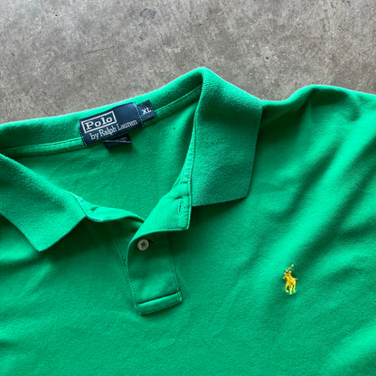 XL Green/Yellow Polo