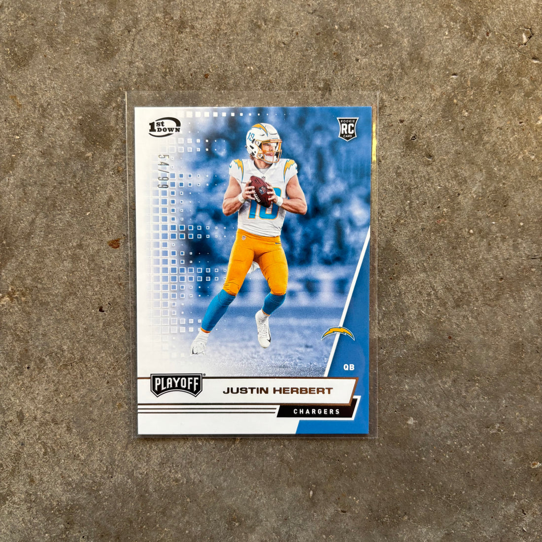 Justin Herbert 2020 Panini Playoff Rookies /99