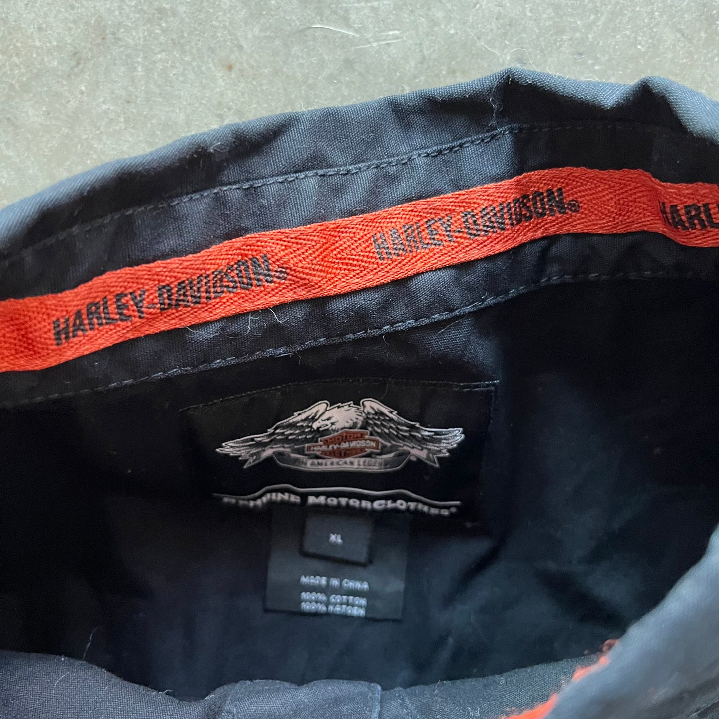 XL 00s Harley Work Shirt