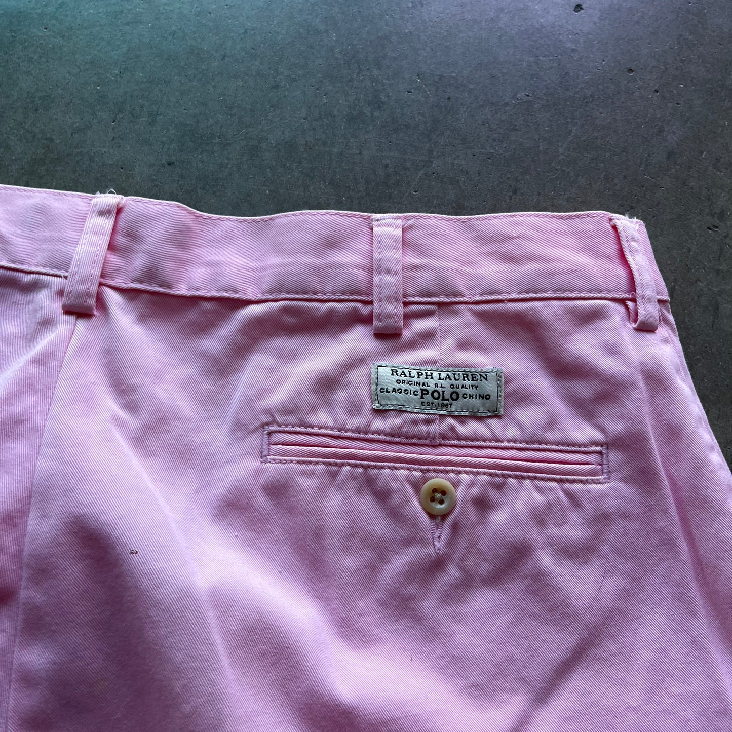38w Pink Polo Shorts