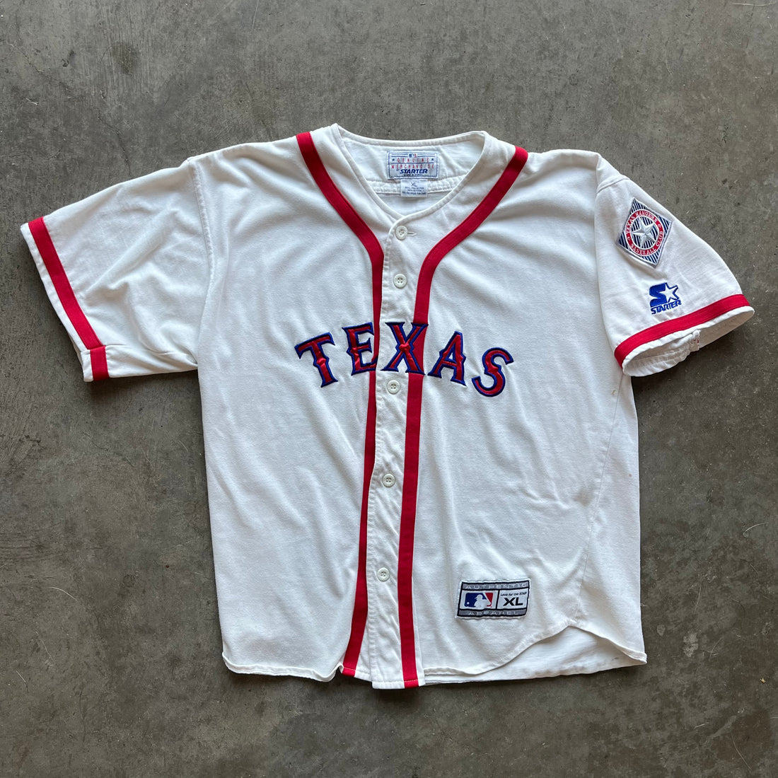 XL 90s Texas Rangers Jersey