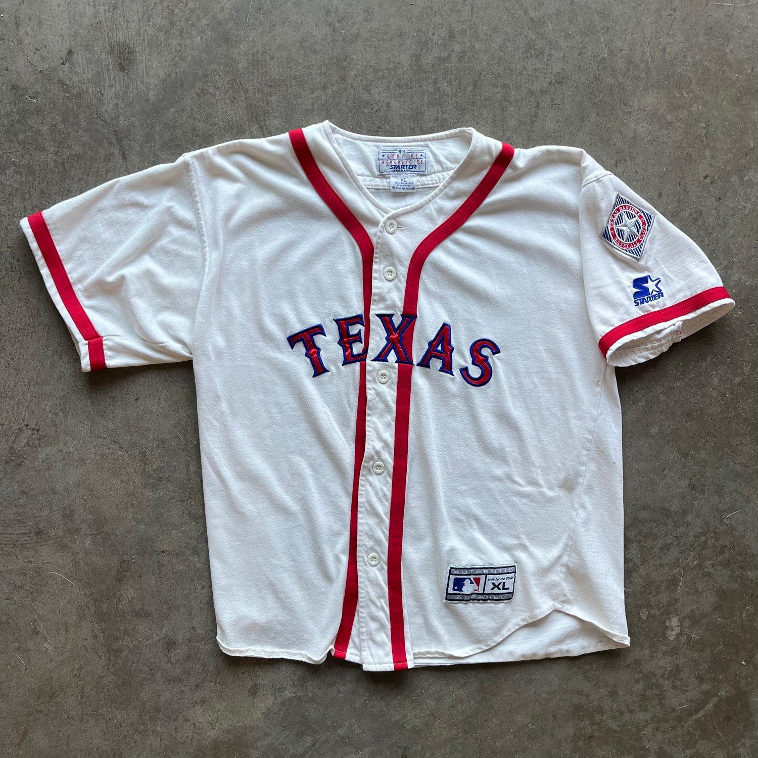XL 90s Texas Rangers Jersey