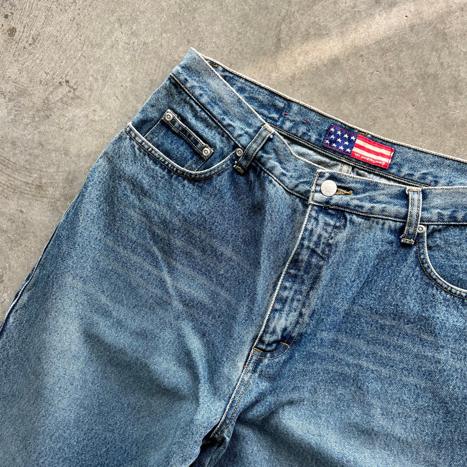 33x34 Selvedge Denim 1st Americans Jeans