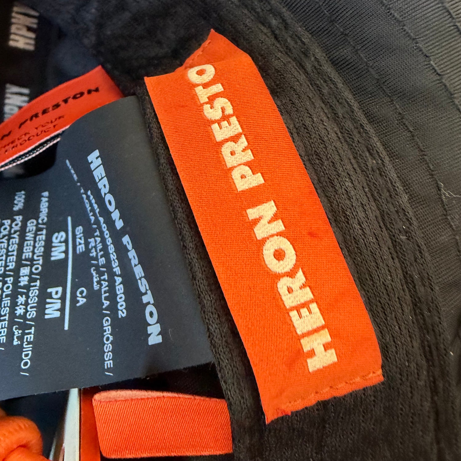Heron Preston Sport Bucket Hat Black