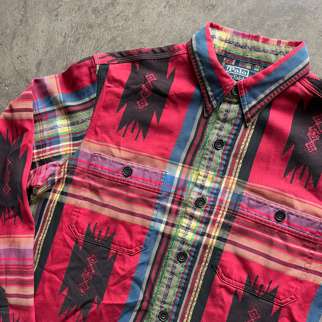S 90s Polo Button Up